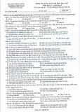 Đề thi Giữa kì 1 Địa lí 10 năm 2024-2025 trường THPT Dĩ An (Bình Dương)